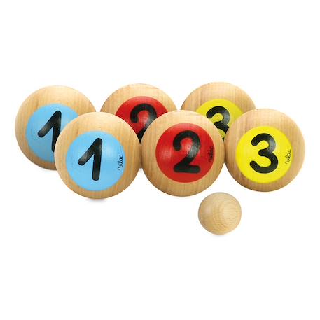 Jeu de pétanque 1, 2, 3 Beige 1 - vertbaudet enfant 