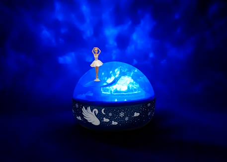 Projecteur d'étoiles musical ballerine bleu Bleu 2 - vertbaudet enfant 
