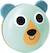Hochet maracas ours Bleu 1 - vertbaudet enfant 