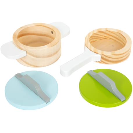 Couverts et casseroles en bois Beige 4 - vertbaudet enfant 