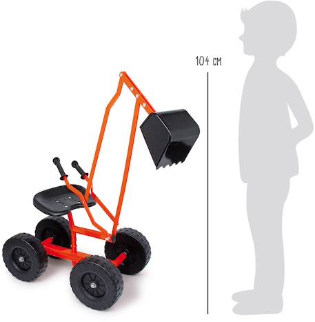 Pelleteuse sur roues Bleu+Rouge 11 - vertbaudet enfant 
