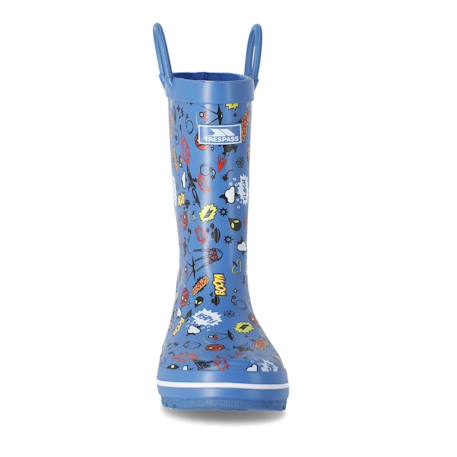 Bottes de pluie caoutchouc apolloton Bleu+Rouge 1 - vertbaudet enfant 