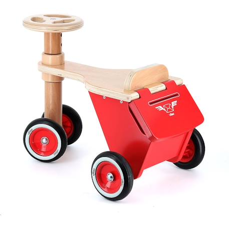 Triporteur petit postier Rouge 1 - vertbaudet enfant 