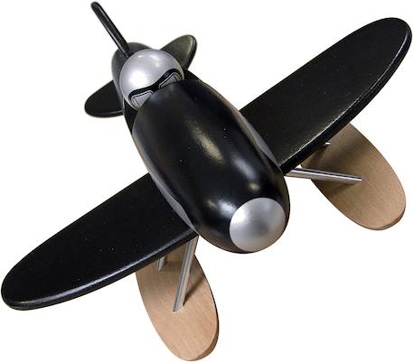 Hydravion en bois Noir 2 - vertbaudet enfant 