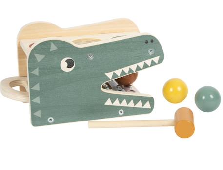 Banc à marteler avec xylophone safari Vert 3 - vertbaudet enfant 