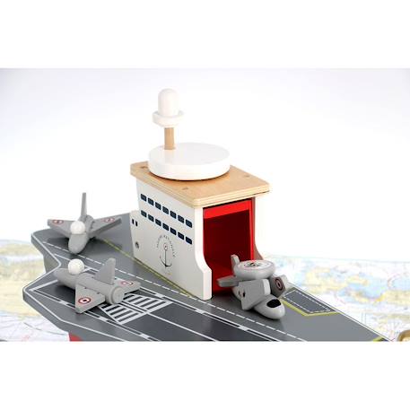 Porte-avions marine nationale Gris 4 - vertbaudet enfant 