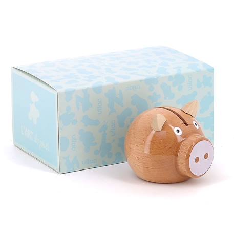 Tirelire cochon - blanc Blanc 3 - vertbaudet enfant 