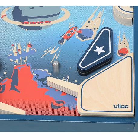 Flipper en bois de l'espace Bleu 3 - vertbaudet enfant 