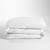Housse de couette satin de coton bio lavé 1 personne Ambre+Blanc craie+Cyprès+Lin+Peach+Tilleul 8 - vertbaudet enfant 