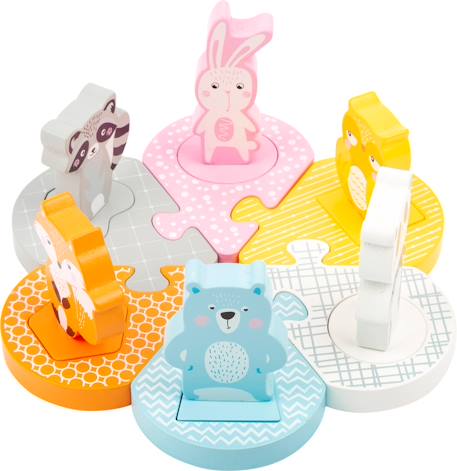 Puzzle à encastrer pastel Beige 1 - vertbaudet enfant 