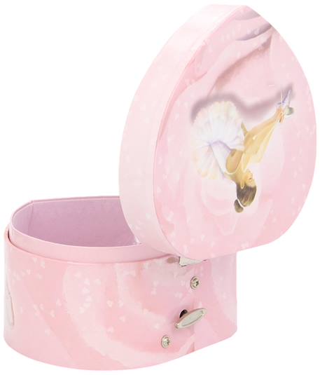Grand coeur musical ballerine rose Rose 2 - vertbaudet enfant 