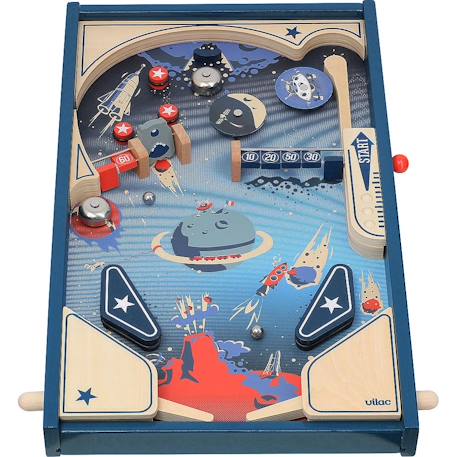 Flipper en bois de l'espace Bleu 2 - vertbaudet enfant 