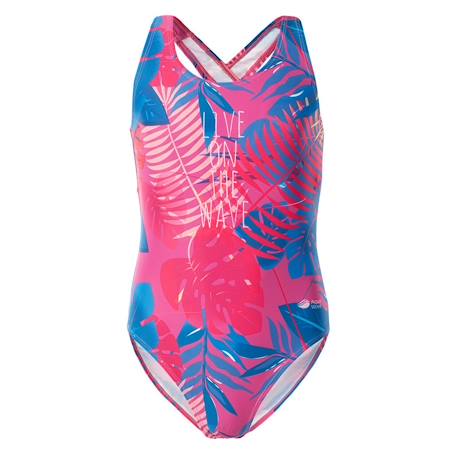 Maillot de bain 1 pièce synthétique salava Rose 1 - vertbaudet enfant 