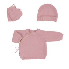 -Trousseau naissance bébé en maille