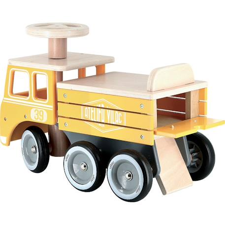 Porteur camion de chantier Jaune 2 - vertbaudet enfant 