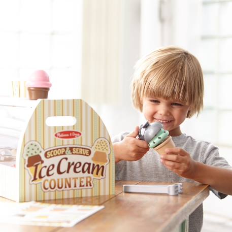Comptoir à crème glacée Blanc 3 - vertbaudet enfant 