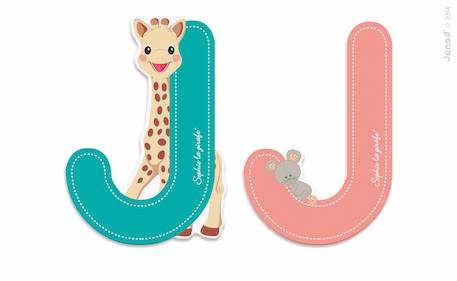 Lettre j sophie la girafe Vert 1 - vertbaudet enfant 