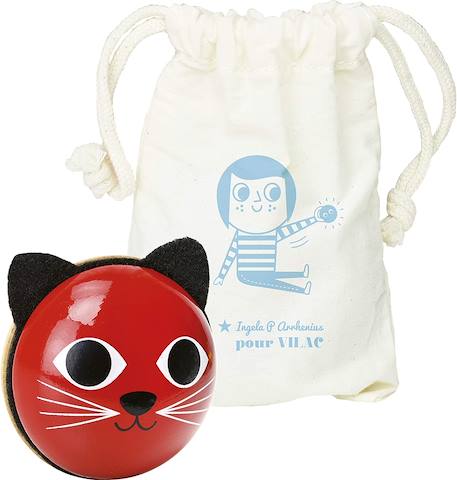 Hochet maracas chat Rouge 2 - vertbaudet enfant 
