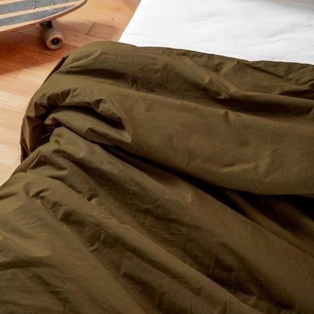 Housse de couette en percale de coton bio lavé pour lit 1 personne Toundra 1 - vertbaudet enfant 