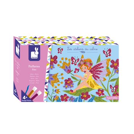 Set créatif paillettes fées Rose 1 - vertbaudet enfant 