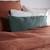 Housse de couette 1 personne pur coton bio Blanc+Bleu nuit+Ecru+Eucalyptus+Gris tourterelle+Rose nude+Terracotta 23 - vertbaudet enfant 