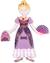 Livret d'autocollants reliefs repositionnables princesses Rose 6 - vertbaudet enfant 