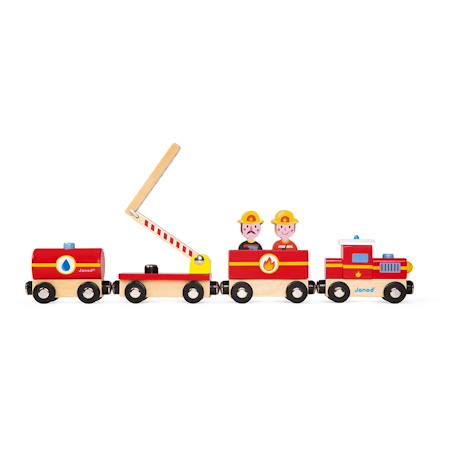 Train pompiers story Rouge 1 - vertbaudet enfant 