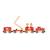 Train pompiers story Rouge 1 - vertbaudet enfant 