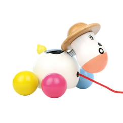 Jouet-Baby rosy la vache à tirer