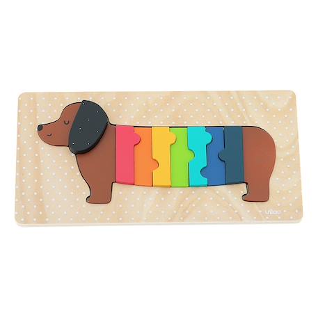 Puzzle encastrement chien andy westface Noir 1 - vertbaudet enfant 