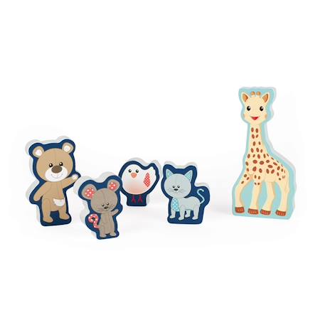 Chunky puzzle sophie la girafe Bleu 4 - vertbaudet enfant 