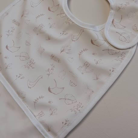 Bavoir bébé avec poche Blanc 2 - vertbaudet enfant 
