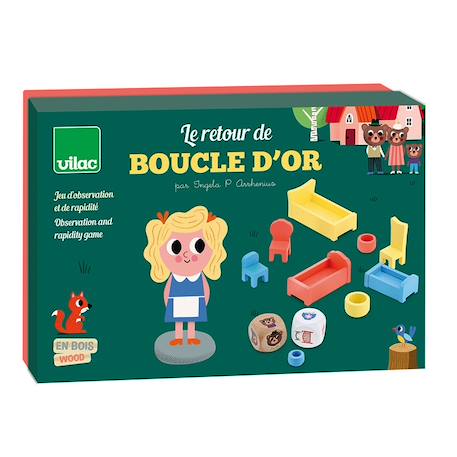 Jeu de société boucle d'or Bleu 1 - vertbaudet enfant 