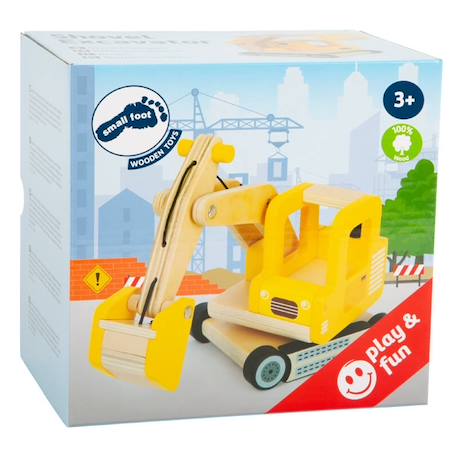 Pelle excavatrice Jaune 4 - vertbaudet enfant 