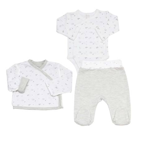 Trousseau naissance 3 pièces Gris 1 - vertbaudet enfant 