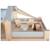 Maison de poupées nature avec meubles Beige 6 - vertbaudet enfant 