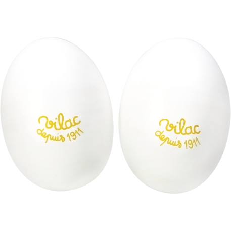 Paire de maracas blanches Blanc 1 - vertbaudet enfant 