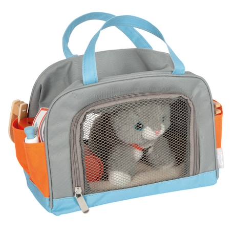 Chat avec sac et kit de soins Gris 4 - vertbaudet enfant 