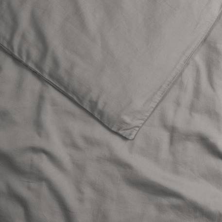Housse de couette 1 personne pur coton bio Blanc+Bleu nuit+Ecru+Eucalyptus+Gris tourterelle+Rose nude+Terracotta 27 - vertbaudet enfant 