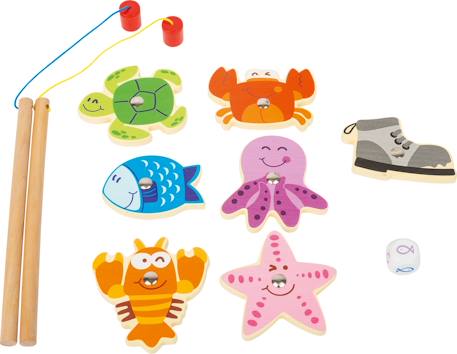 Jeu de voyage pêche au poisson Beige 5 - vertbaudet enfant 
