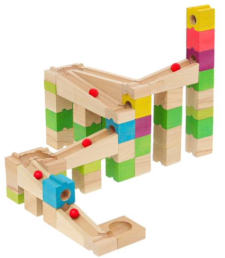 Circuit de billes 68 pièces Beige 2 - vertbaudet enfant 