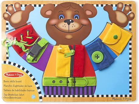 Apprendre, boutonner, lacer, fermer Bleu 1 - vertbaudet enfant 