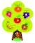 Puzzle arbre gourmand Vert 1 - vertbaudet enfant 