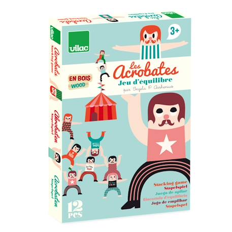 Les acrobates équilibristes Rouge 2 - vertbaudet enfant 