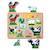 Puzzle sonore animaux de la ferme Rouge 3 - vertbaudet enfant 