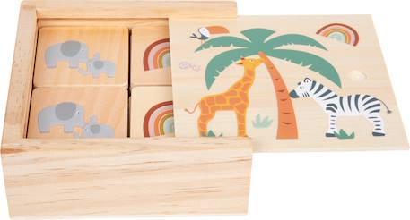 Jeu de mémo safari Beige 3 - vertbaudet enfant 