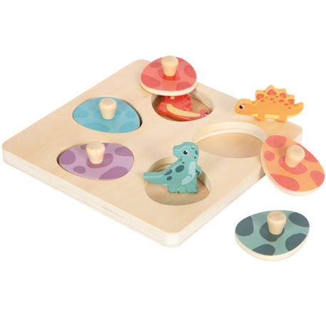 Puzzle en bois dino Beige 2 - vertbaudet enfant 