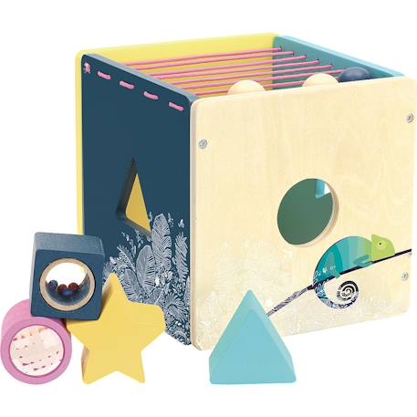 Boite à formes d'éveil sous la canopée Beige 5 - vertbaudet enfant 