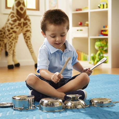 Assortiment poêlons et casseroles Gris 4 - vertbaudet enfant 