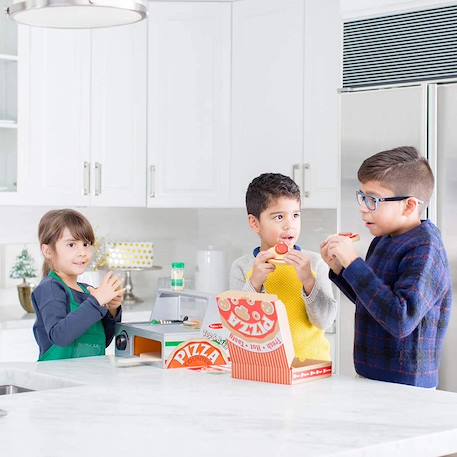 Comptoir à pizzas en bois Gris 5 - vertbaudet enfant 
